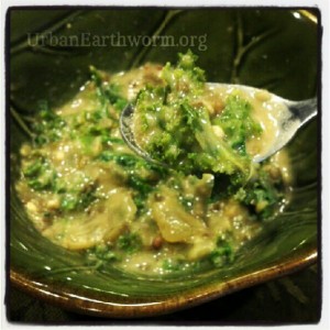 Simple, Healthy, Different: Greens and Coconut Sauce