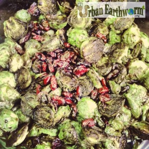 Roast Brussels Sprouts with Balsamic Glaze