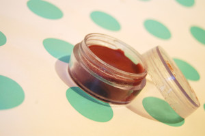 make your own natural tinted lip gloss orange flavored